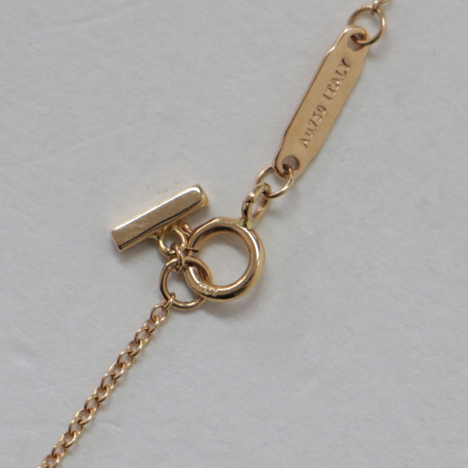 Tiffany & Co T Smile, Gold, Rose Gold, necklace