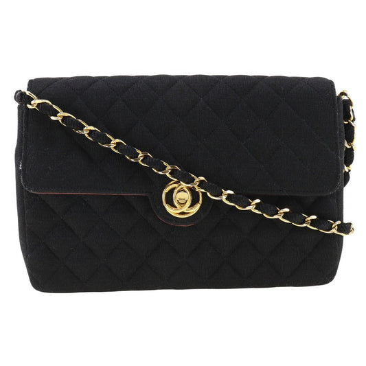 Chanel, Black, Cotton, shoulder