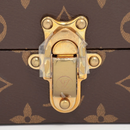 Louis Vuitton Jewelry Box Monogram Canvas, BROWN, LEATHER, Jewelry