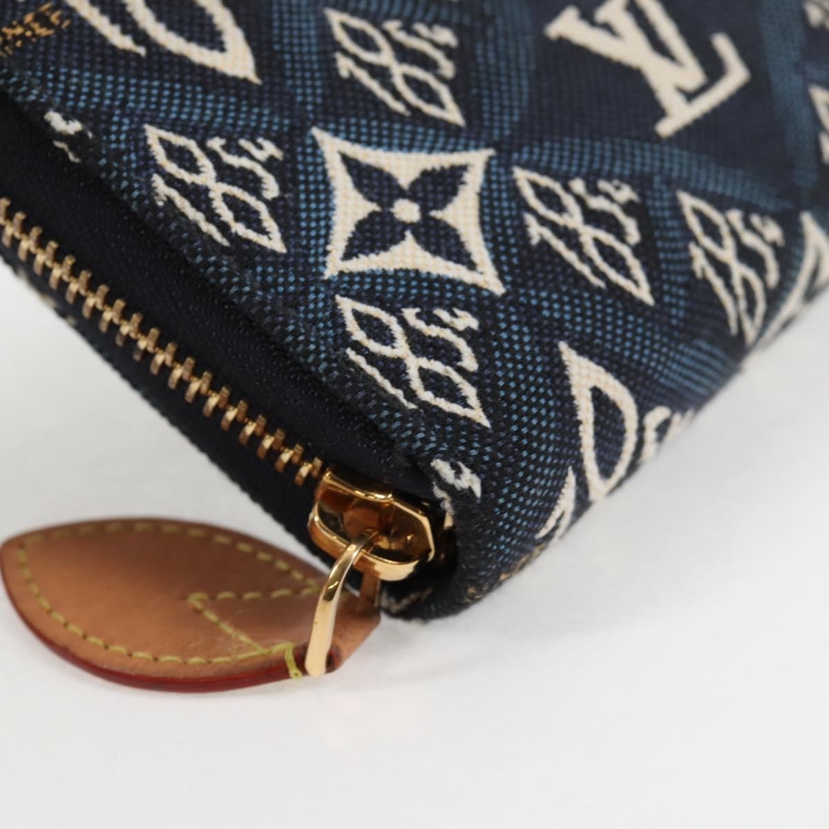 Louis Vuitton Zippy Limited Edition Since 1854 Monogram Jacquard, Blue, Canvas, Wallet