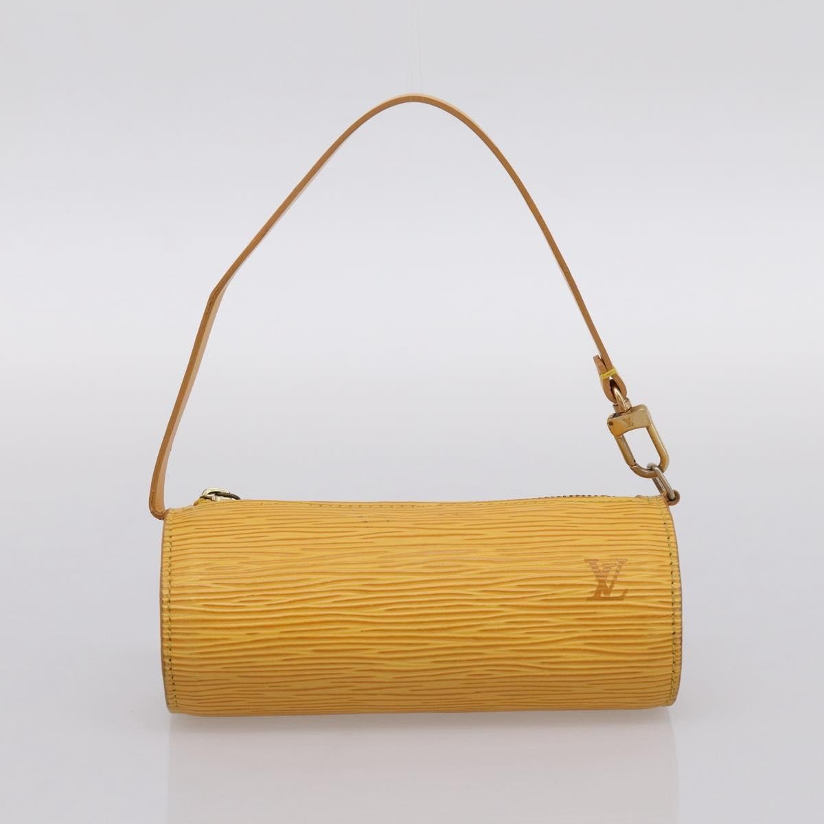 Louis Vuitton Soufflot Epi Leather, Yellow, Leather, Tote Bag