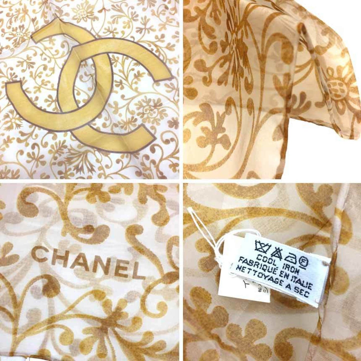 Chanel, Camel, Silk, shawl