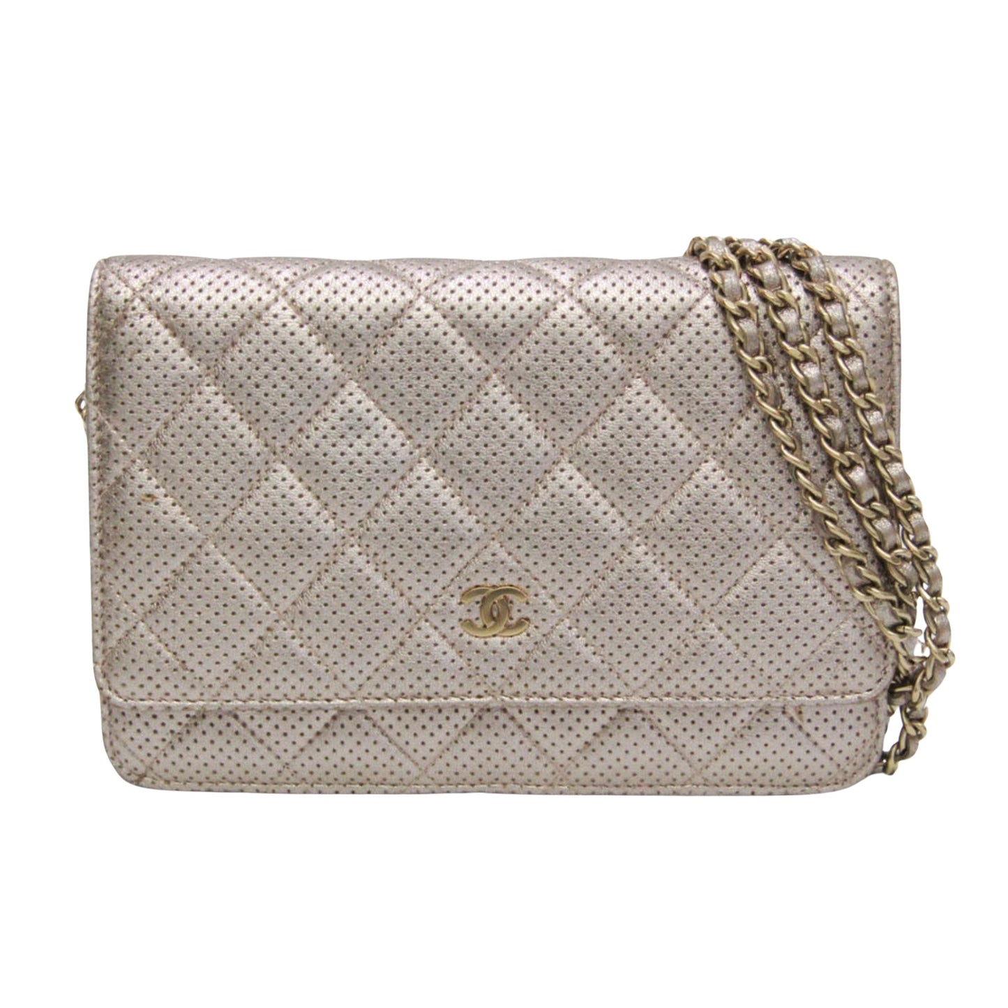 Chanel Wallet On Chain, Pink, Leather, wallet