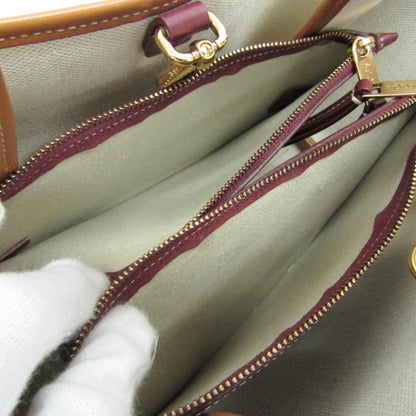 TOD'S, Beige, Canvas, handbag