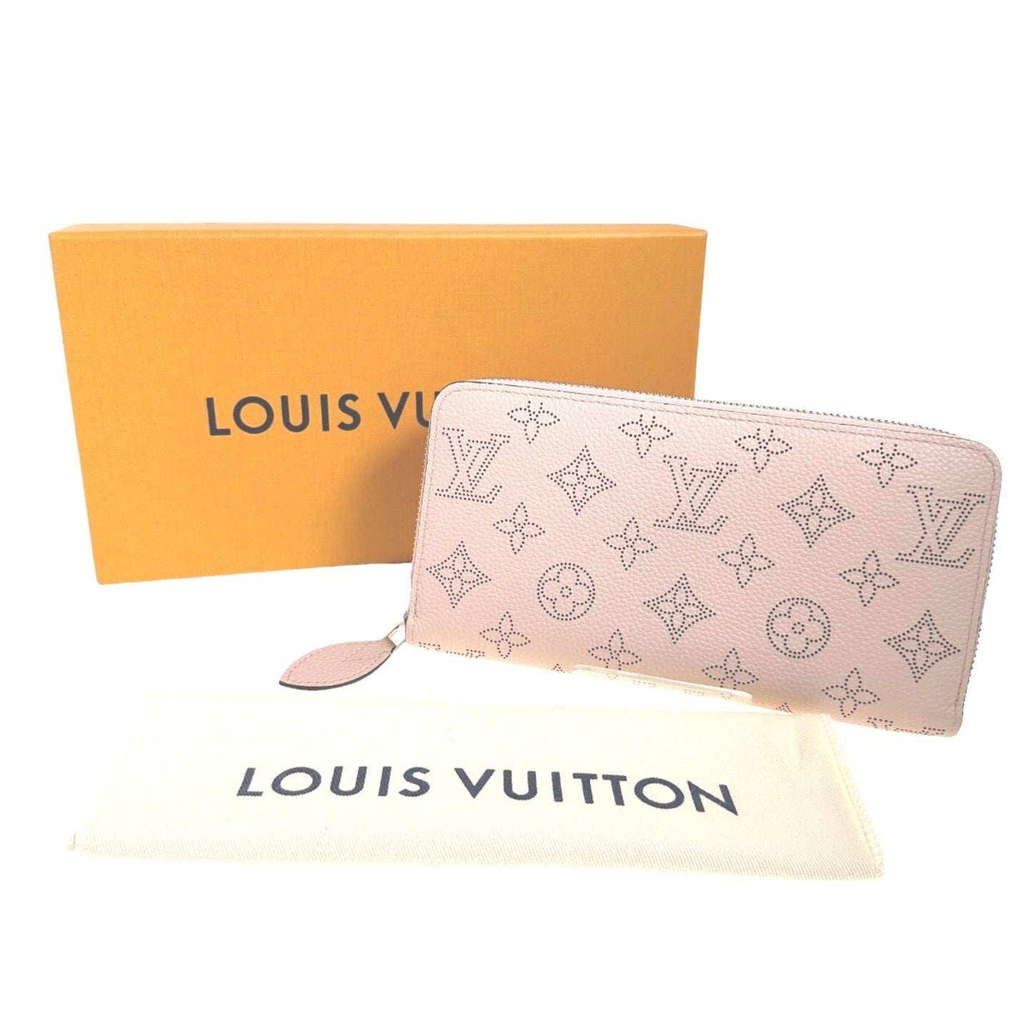 Louis Vuitton Zippy, Pink, Leather, wallet