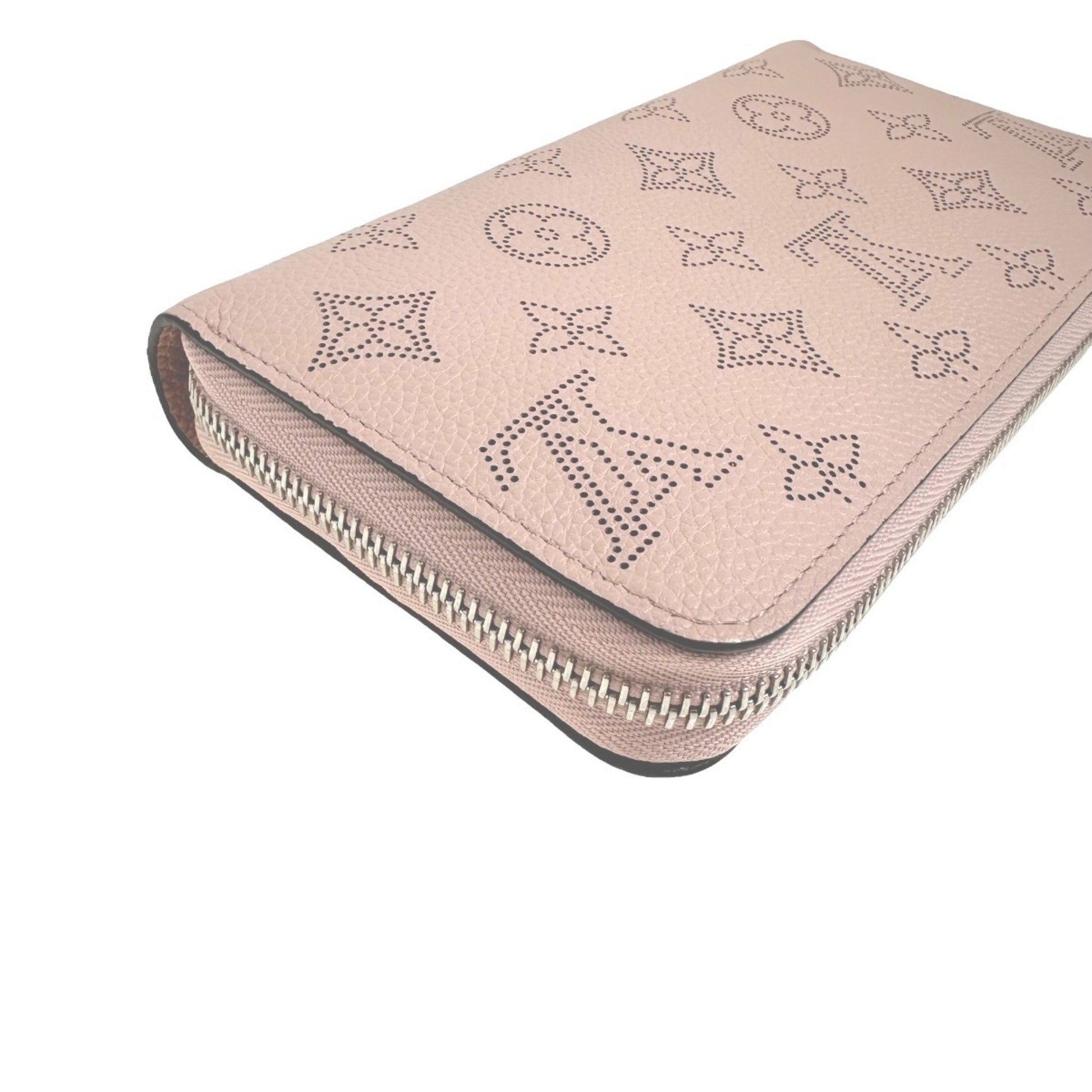 Louis Vuitton Zippy, Pink, Leather, wallet