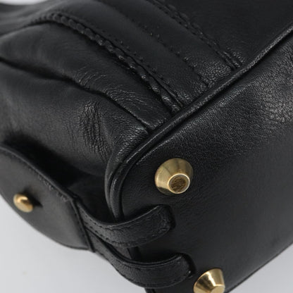 Chloe Irène Leather, Black, Leather, Tote Bag