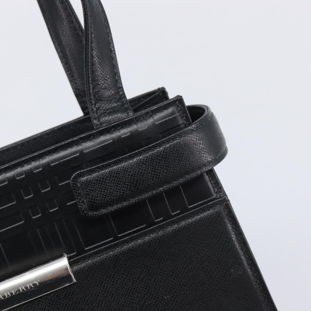 Burberry Handbag Leather, Black, Leather, Handbag