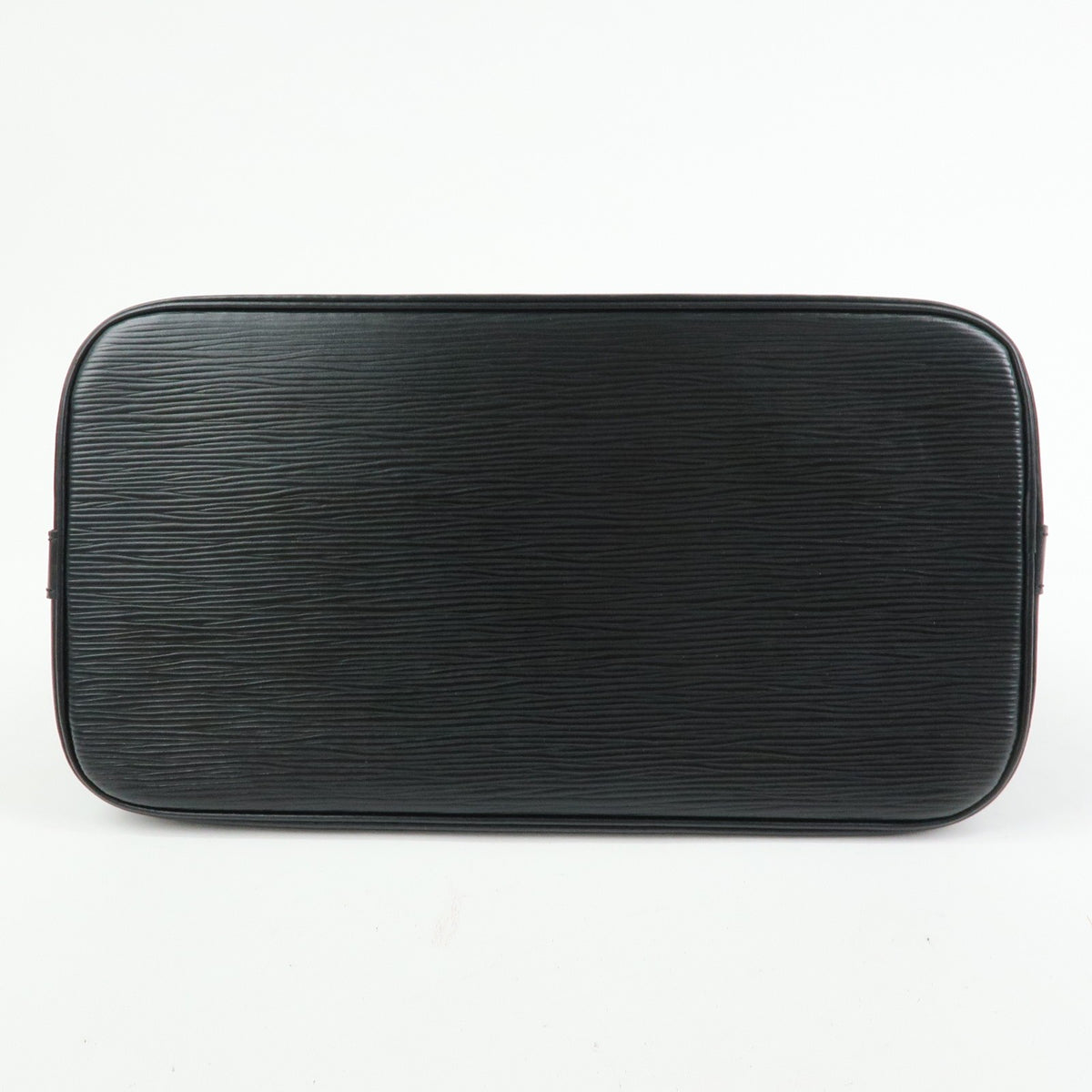 Louis Vuitton Alma Epi Leather, Black, Leather, Handbag