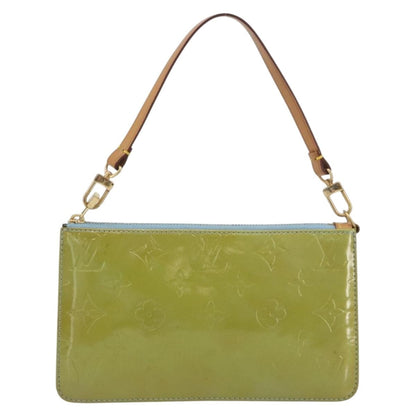 Louis Vuitton Lexington Pochette Monogram Vernis, Green, Patent Leather, Clutch