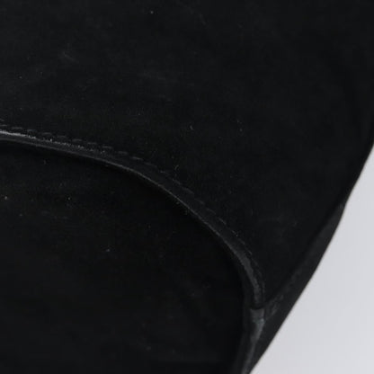 Salvatore Ferragamo Vala Suede, Black, Suede, Shoulder Bag