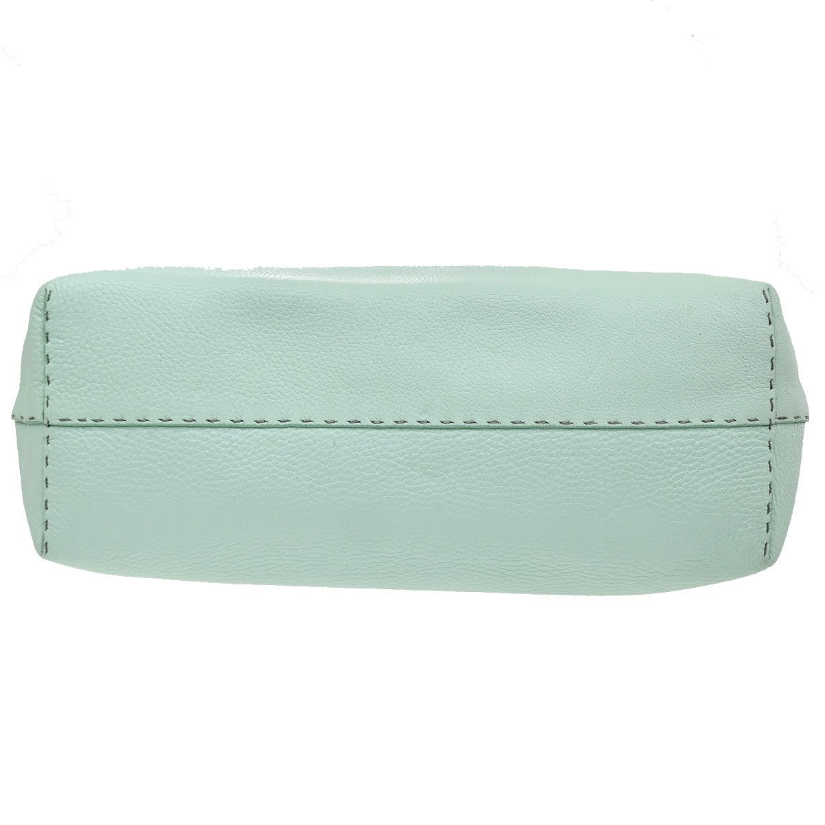 Fendi Roll Tote Selleria Leather, Green, Leather, Tote Bag