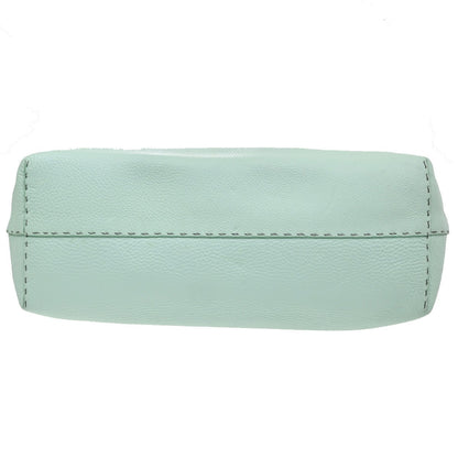 Fendi Roll Tote Selleria Leather, Green, Leather, Tote Bag