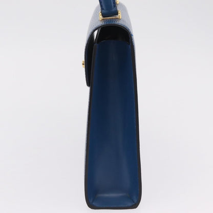 Louis Vuitton Malesherbes Epi Leather, Blue, Leather, Handbag