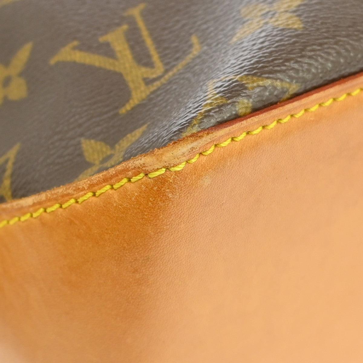 Louis Vuitton Cabas Mezzo Monogram Canvas, Brown, Canvas, Tote Bag