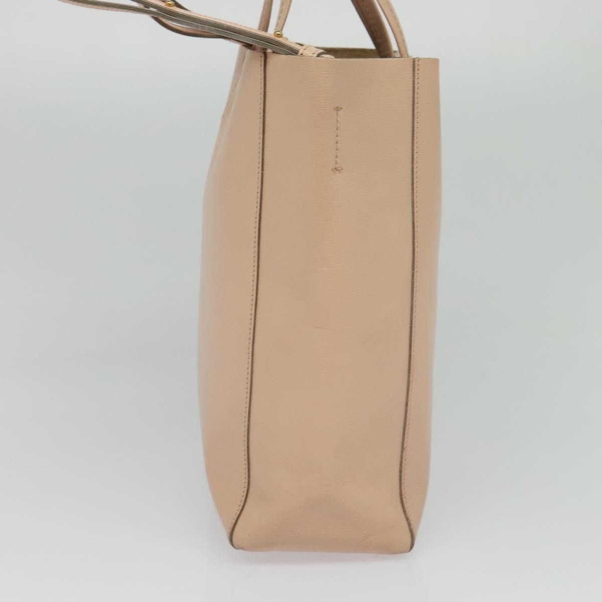 Celine Vertical Cabas Tote Leather, Pink, Leather, Tote Bag