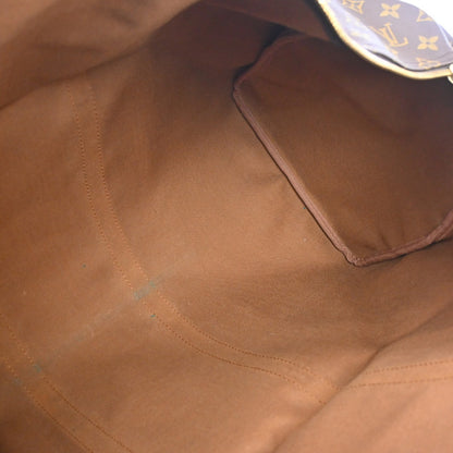 Louis Vuitton Keepall Monogram, Brown, Canvas, Travel Bag