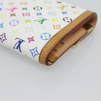 Louis Vuitton Porte Tresor International Monogram Multicolor, White, Canvas, Wallet