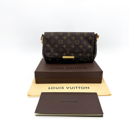 Louis Vuitton Favorite Monogram Canvas, Brown, Canvas, Handbag