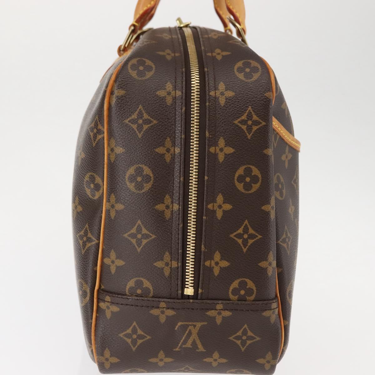 Louis Vuitton Deauville Handbag Monogram Canvas, BROWN, CANVAS, Handbag