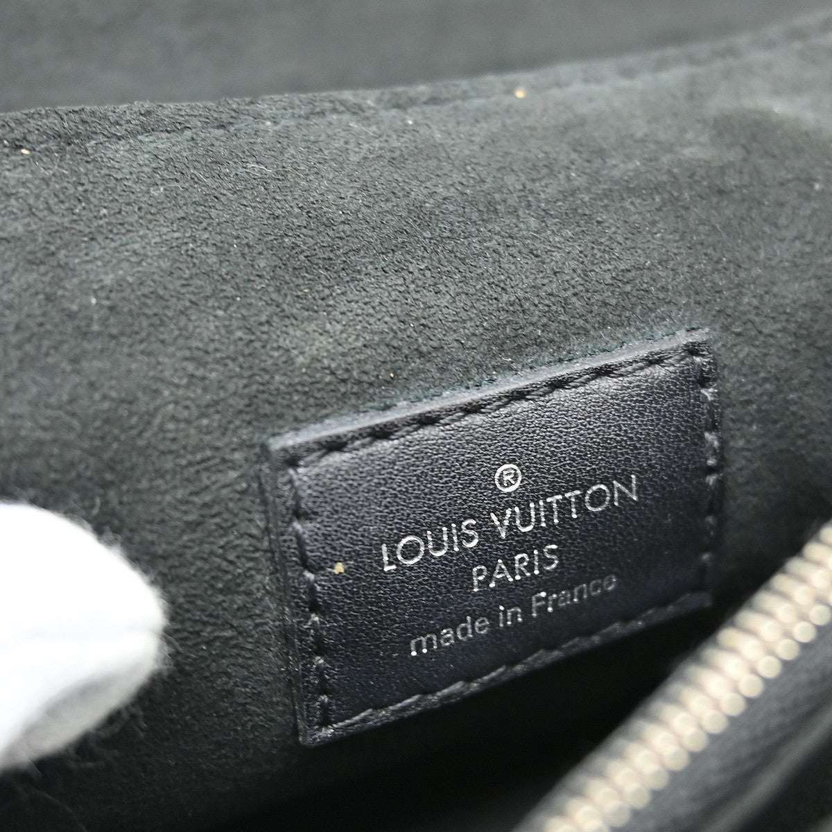 Louis Vuitton Pochette Kabuki Printed Epi Leather and Reverse Monogram Canvas, Brown, Canvas, Clutch