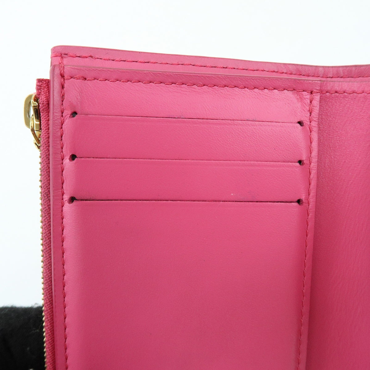 Louis Vuitton Victorine Nanogram Embossed Leather, Pink, Leather, Wallet