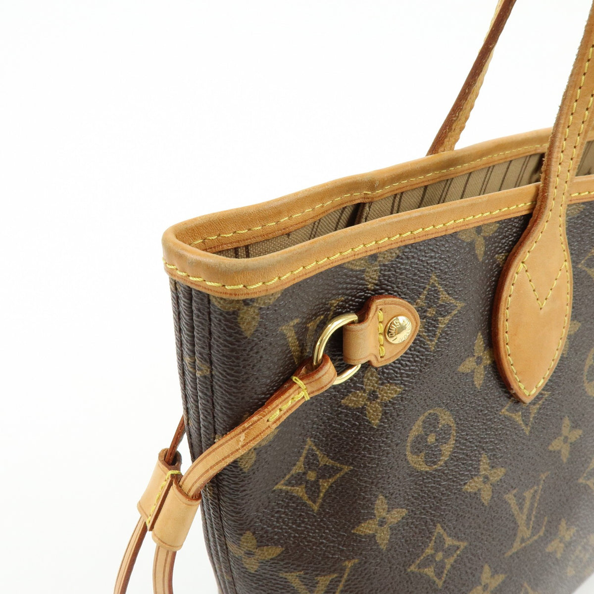 Louis Vuitton Neverfull Monogram Canvas, Brown, Canvas, Tote Bag