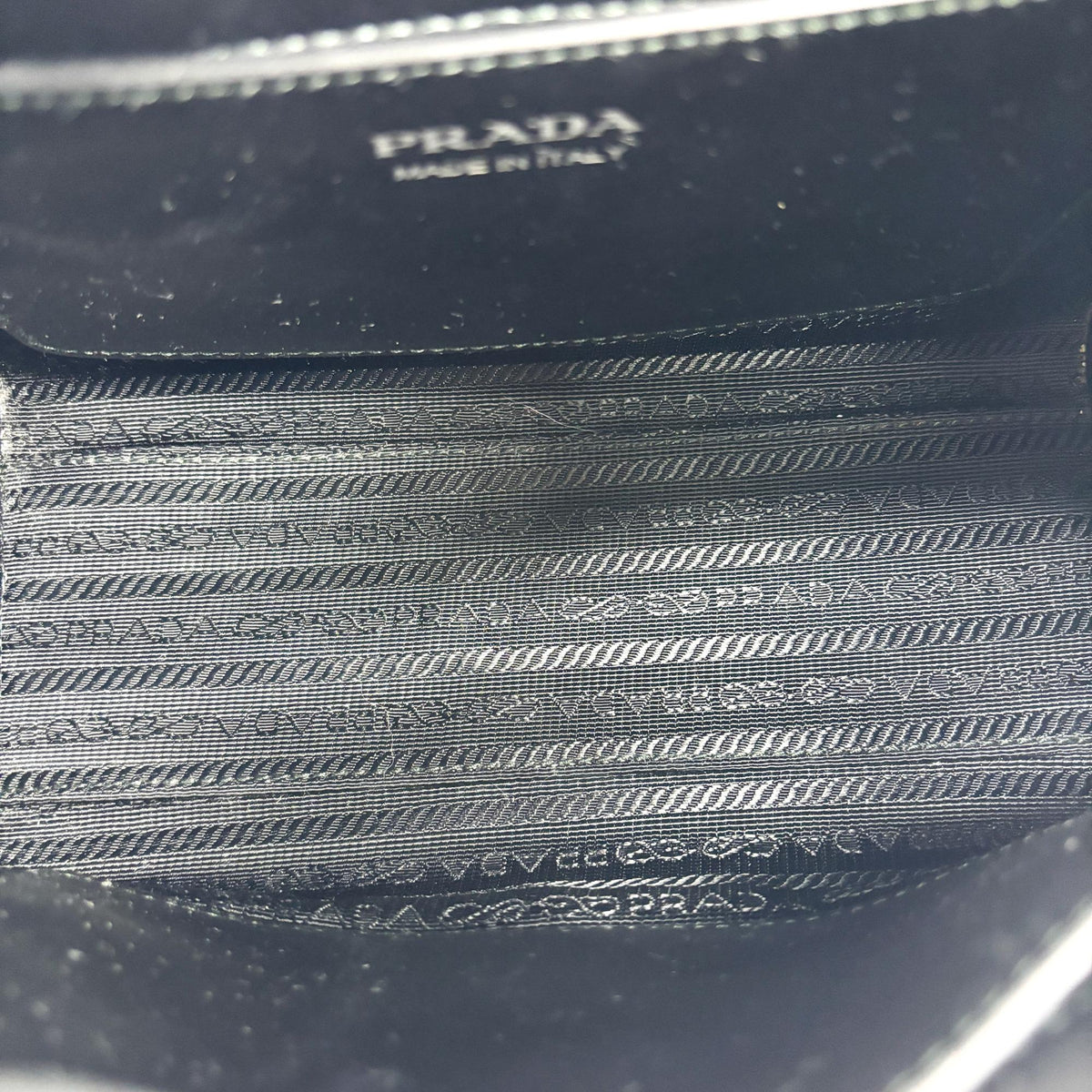 Prada Monochrome Saffiano Leather, Black, Leather, Tote Bag
