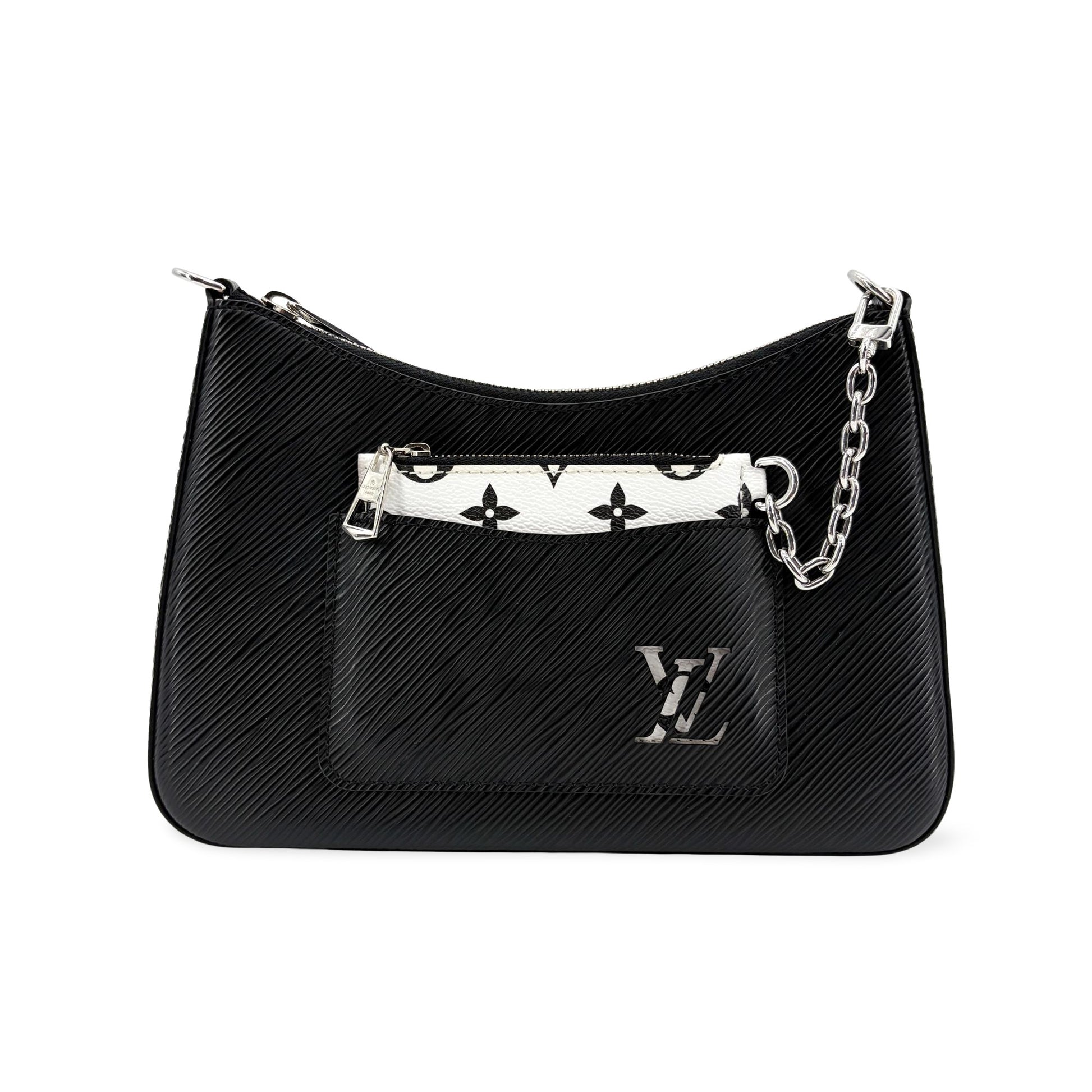 Louis Vuitton Marelle Shoulder Bag Epi Leather, Black, Leather, Shoulder Bag