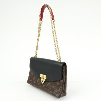 Louis Vuitton Saint Placide Monogram Canvas and Leather, Brown, Canvas, Handbag