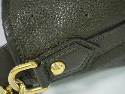 Louis Vuitton Stellar Mahina Leather, Khaki, Leather, Handbag