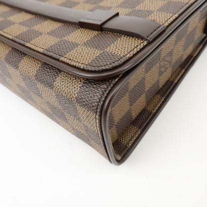 Louis Vuitton Tribeca Damier, Brown, Canvas, Handbag