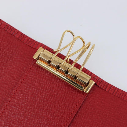 Louis Vuitton Multiclés 4 Cuir verni, Red, Leather, Wallet