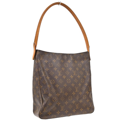 Louis Vuitton Loop Hobo Canvas, Brown, Canvas, Shoulder Bag