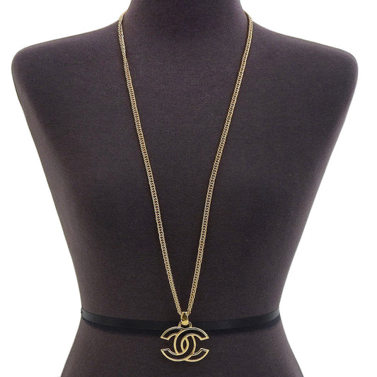 Chanel Coco Mark, Gold, Gold Plated, necklace