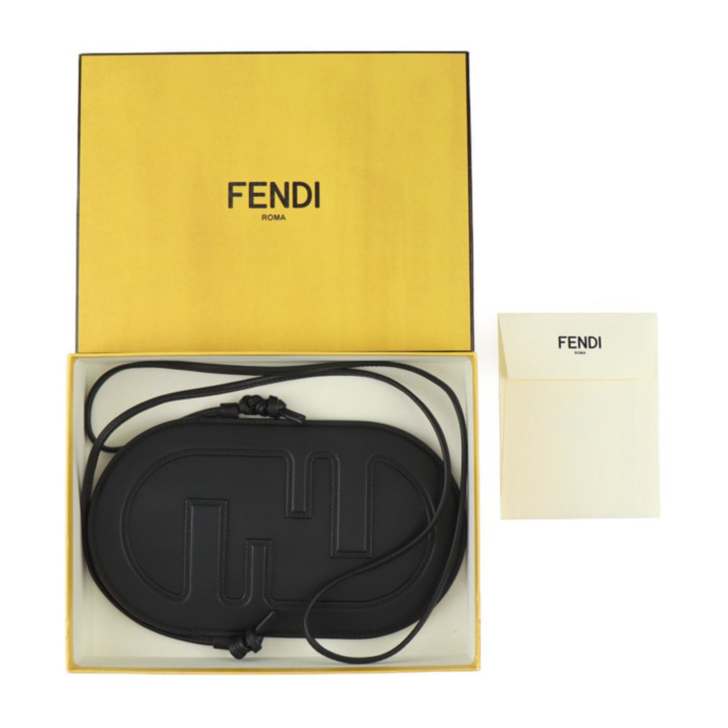 Fendi, Black, Leather, shoulder