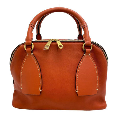 Chloé, Orange, Leather, handbag