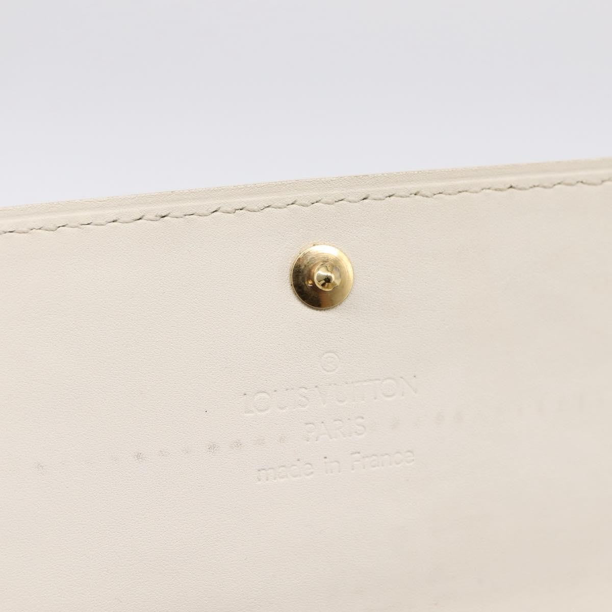 Louis Vuitton Vintage Sarah Monogram Vernis, Beige, Patent Leather, Wallet