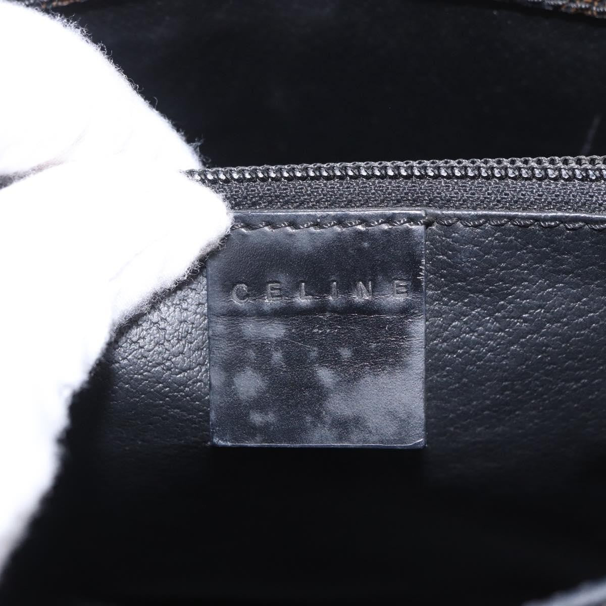 Celine C Macadam Tote PVC leather/ Macadam canvas, Black, Canvas, Shoulder Bag