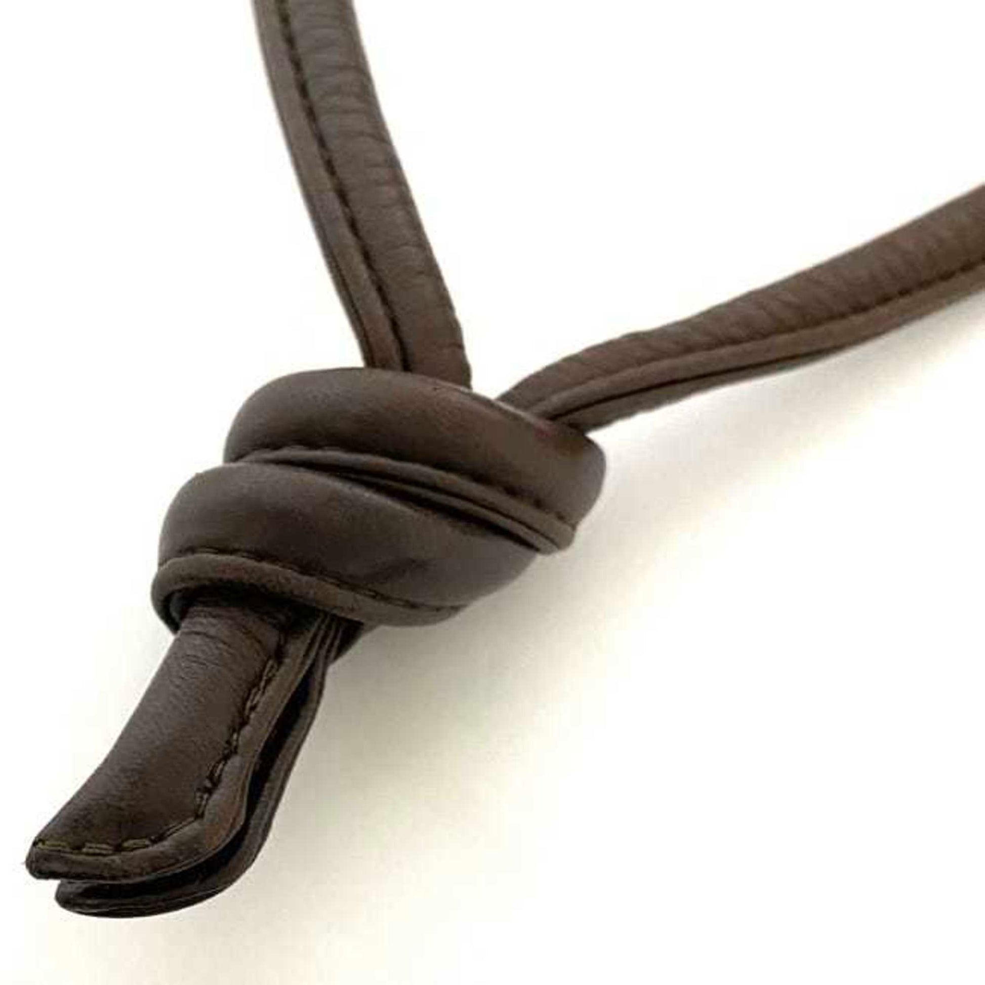 Loewe, Brown, Leather, shoulder