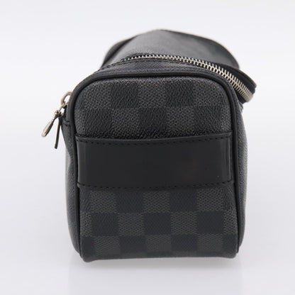 Louis Vuitton Trousse Toilette Damier Canvas, Black, Canvas, Clutch