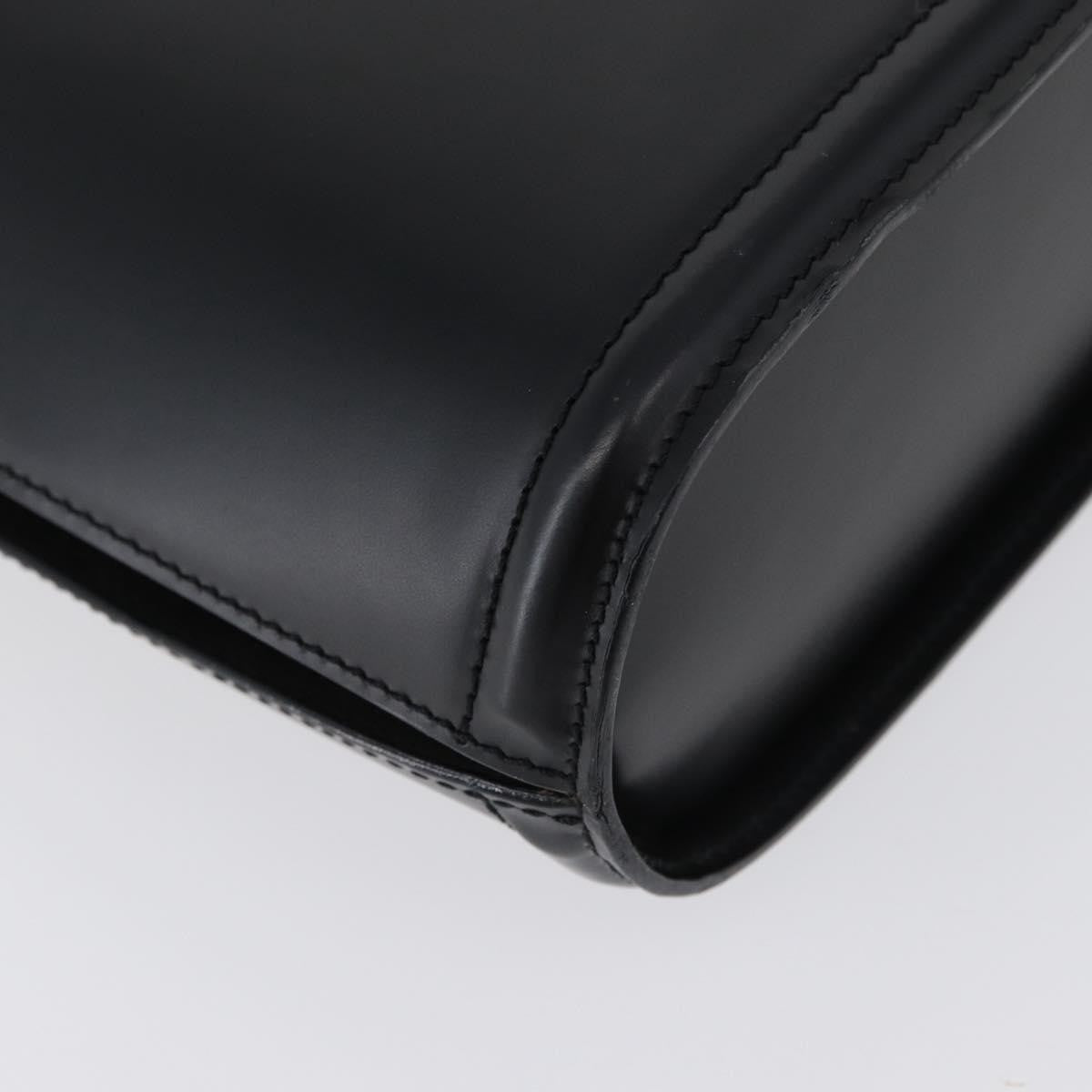 Bally Vintage Leather, Black, Leather, Shoulder Bag