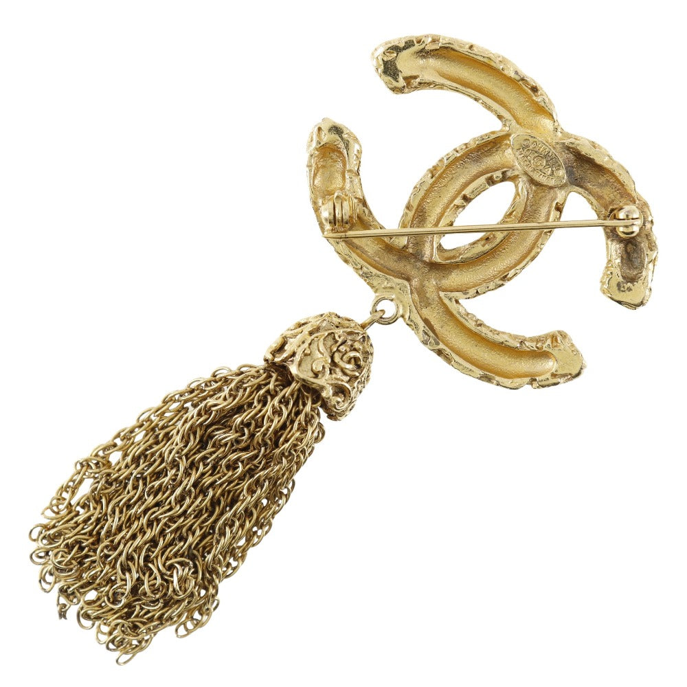 Chanel Coco Mark, Gold, Gold Plated, brooch