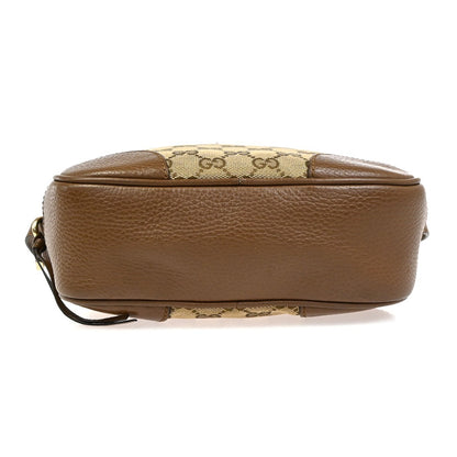 Gucci Bree Disco GG Canvas with Leather, Brown, Canvas, Crossbody Bag