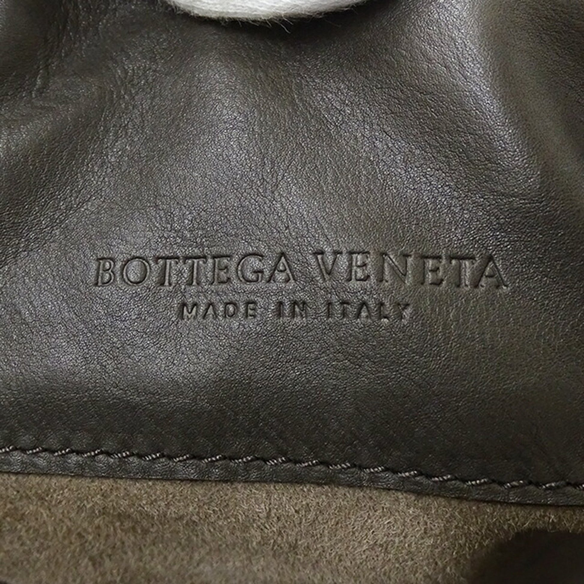 Bottega Veneta Intrecciato, Brown, Leather, handbag