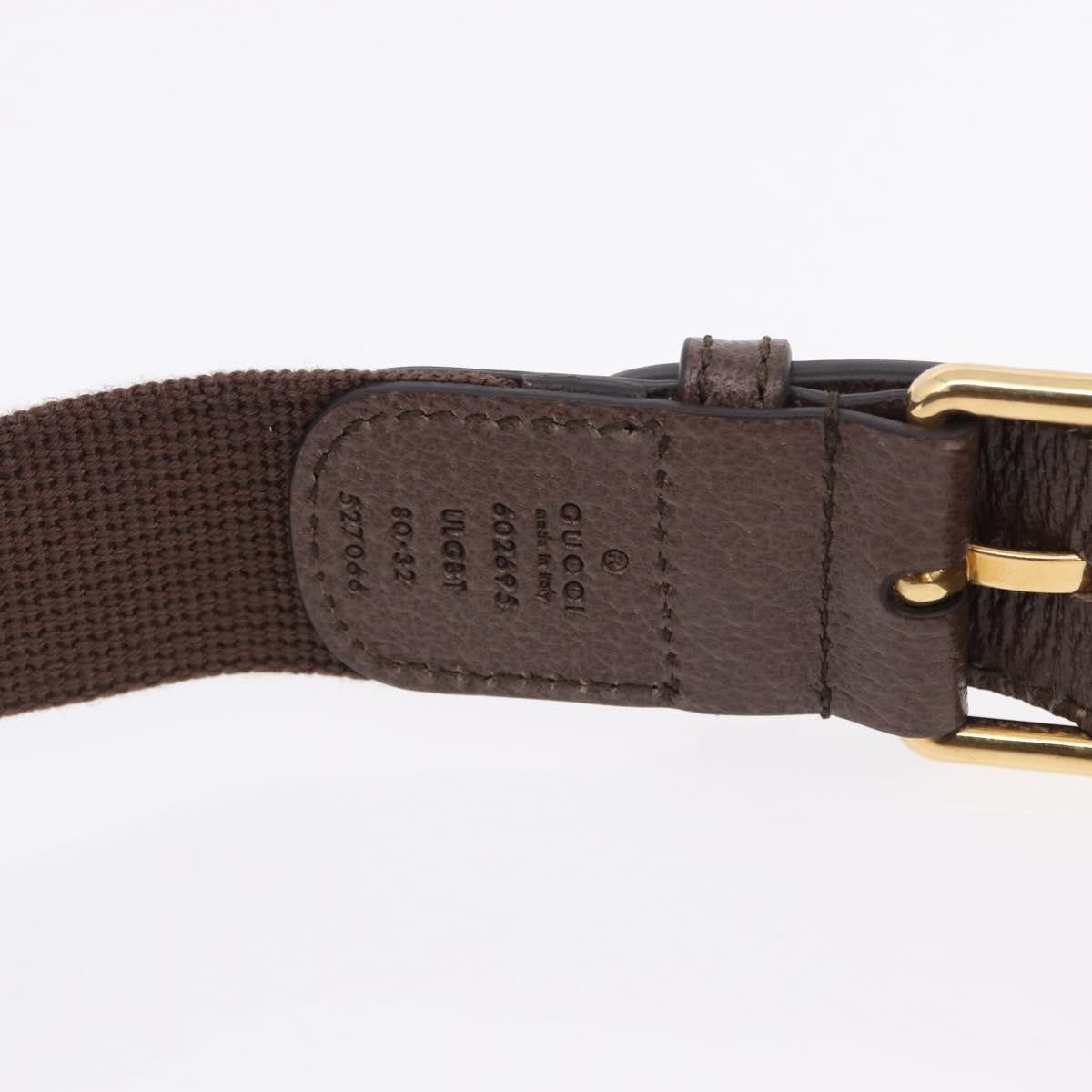 Gucci Aria 100th Anniversary Belt Printed Leather, Brown, Leather, Clutch