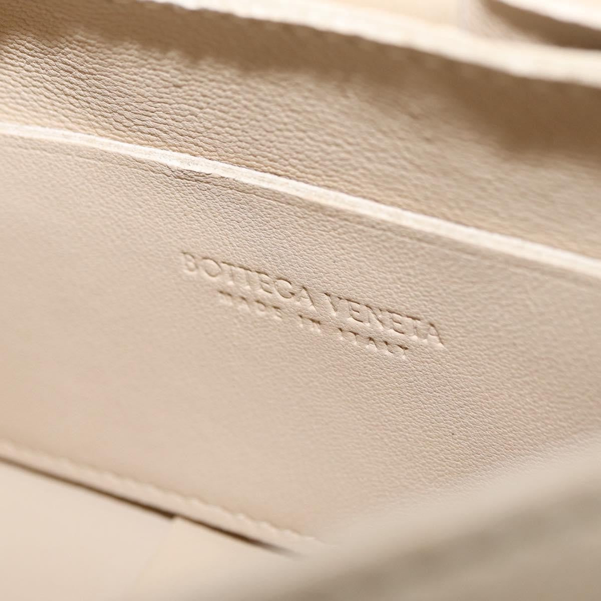 Bottega Veneta Cassette Maxi Intrecciato Leather, Beige, Leather, Crossbody Bag
