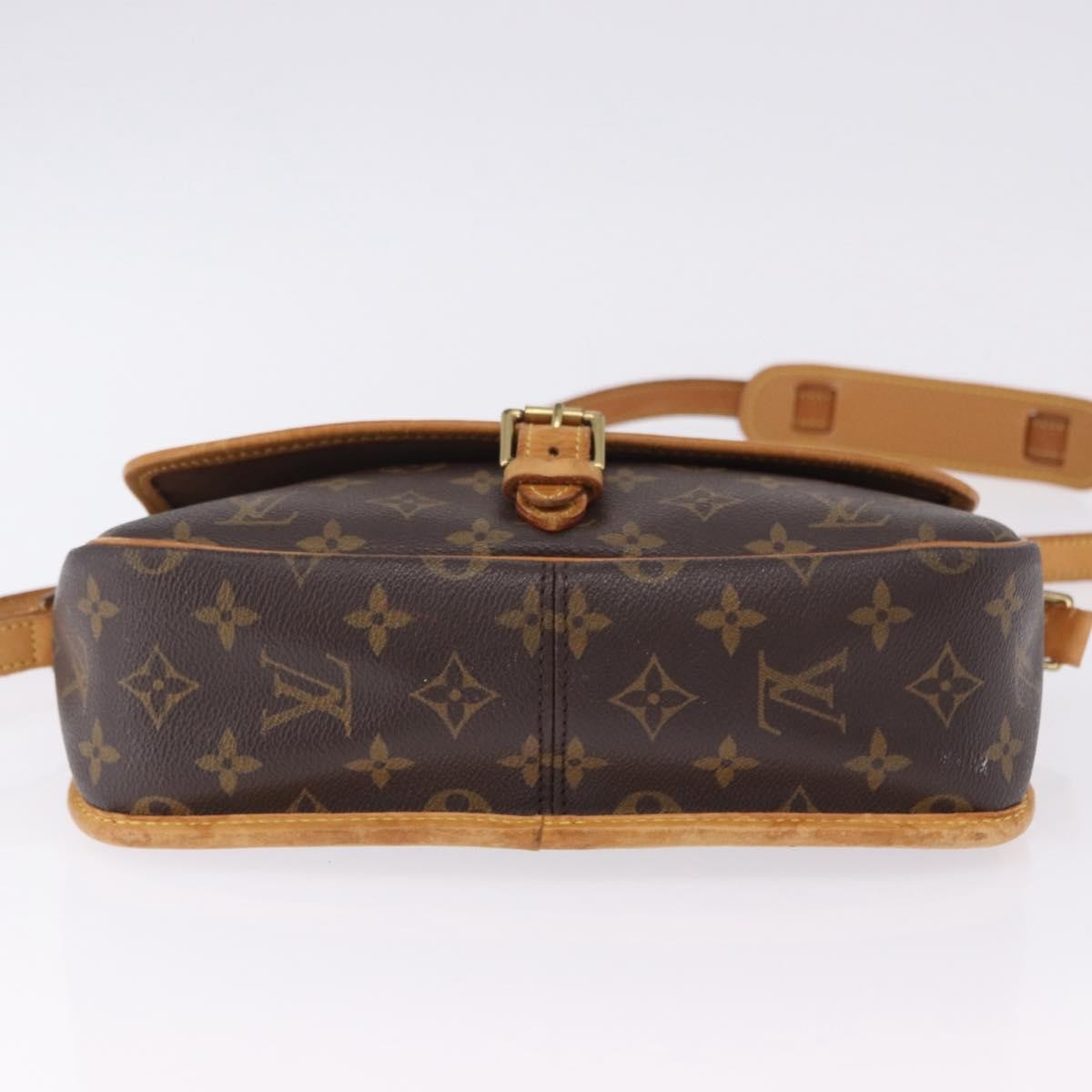 Louis Vuitton Sologne Monogram, Brown, Canvas, Shoulder Bag