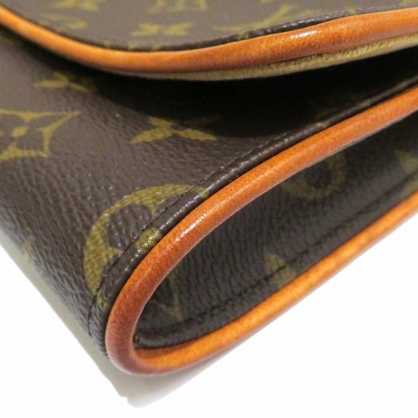 Louis Vuitton Twin, Brown, Canvas, clutch