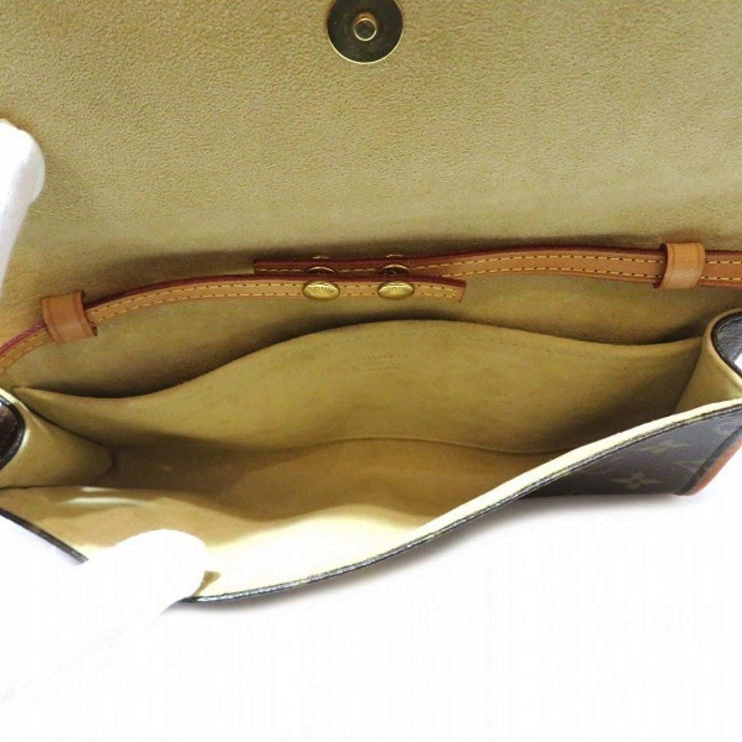 Louis Vuitton Twin, Brown, Canvas, clutch